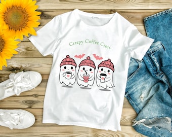 Coquette Pink Hat Ghost Shirt, Cute Ghost Tee, Pink Coquette Halloween Shirt, Pink Spooky Shirt, Spooky Season Shirt, Halloween Gift