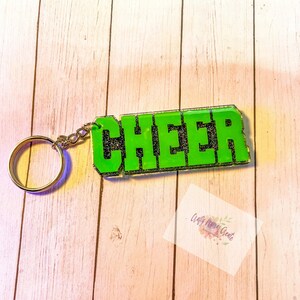 Cheer/Cheerleader/Cheerleading Keychain/Bag Charm
