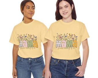 Mama Flower Tee, Perfect Gift for Moms, Mother's Day Shirt, Floral Graphic Tee, Unisex Cotton T-Shirt, Family Love Apparel