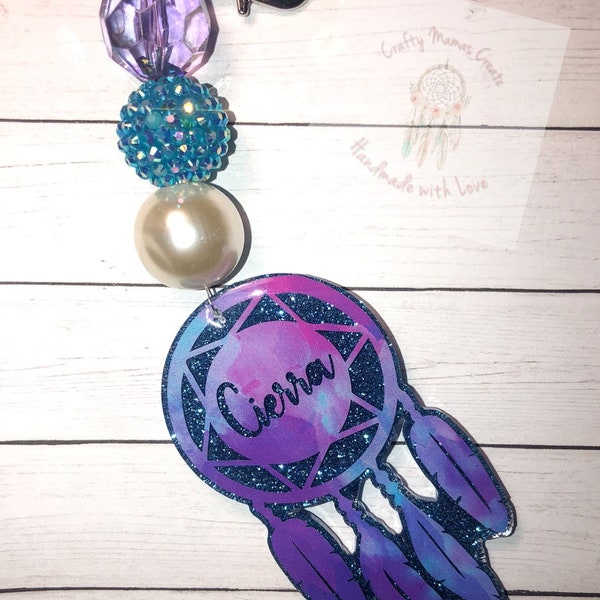 Custom keychain dreamcatcher with or without personalization