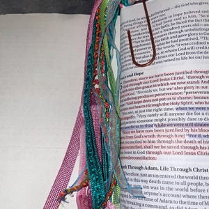 Charming Bible Tassel Boomark, Colorful Tassel Bookmark, Bible Bookmark