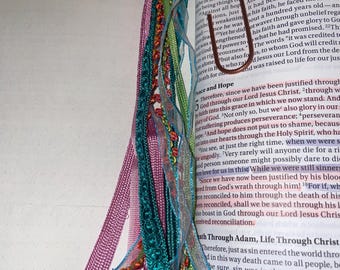 Charming Bible Tassel Boomark, Colorful Tassel Bookmark, Bible Bookmark