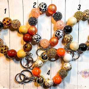 Beaded Keychain/Bracelet Keychain/Beaded Bracelet