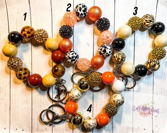 Beaded Keychain/Bracelet Keychain/Beaded Bracelet