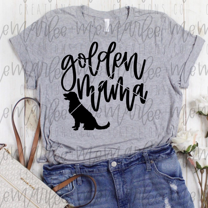 Golden Mama Svg | Golden Retriever Png | Dog Mom Digital Cut File | Cut ...