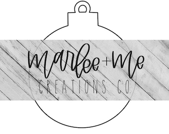 Ornament Door Hanger Template