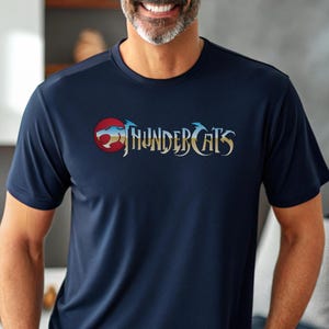 Thundercats Shirt | Retro Thundercats Logo Tee | 80s Cartoon T-Shirt for Fans | Thundercats Gift | Vintage Anime Style Cat Logo Shirt