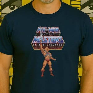 He-Man Distressed Shirt | Masters of the Universe Tee | 80s Cartoon Retro Shirt | Comic Con T-Shirt | Vintage Style Hero Unisex Tee