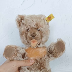 Vintage STEIFF Zotty Curly Bear 0305/22 Antique steiff  1970 Steiff Mohair ANIMAL Antique steiff