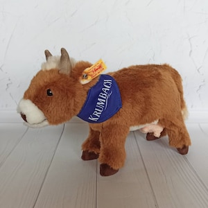 STEIFF Cow EAN 991493 Krumbacher Exclusive Special Edition Steiff Toy Button Soft