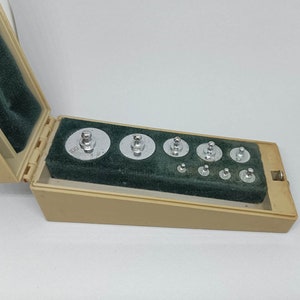 Antique 1960 APOTHECARY WEIGHTS Set Vintage Pharmacy Scales Vintage Home decor Balance Scales Vintage Gadgets USSR