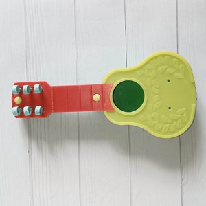 Guitar USSR, Vintage Toy, Children&#39;s musical instrument , Vintage Home decor, musical children toy