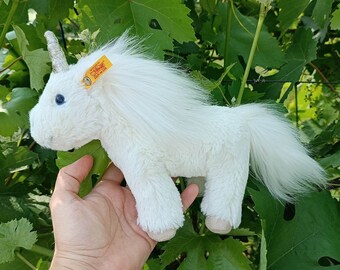 Vintage Dakin White Little Utopia Unicorn 1979 Plush 11