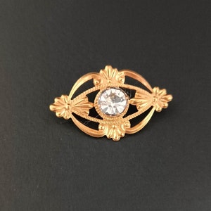 Vintage brooch Vintage jewelry Rhinestone brooch Antique brooch Vintage pin Brooches Retro brooch Vintage accessory Jewelry accessories
