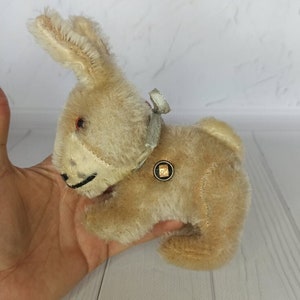 【ドイツ GRISLY社 犬】ヴィンテージ 1960s Vintage GRISLY German Mohair FOX TERRIER Toy, Limited