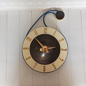 Antique wall clock Vintage 60s Vintage Home decor Mechanical watches Retro Clock the USSR Decor in a marine style Vintage decor