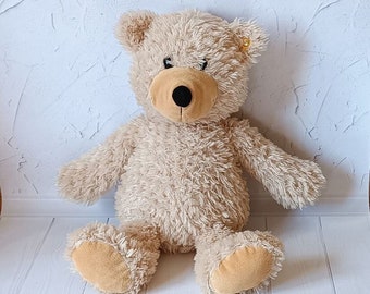 Steiff 012853 Charly dangling Teddy bear Beige cuddly washable plush soft toy 40cm