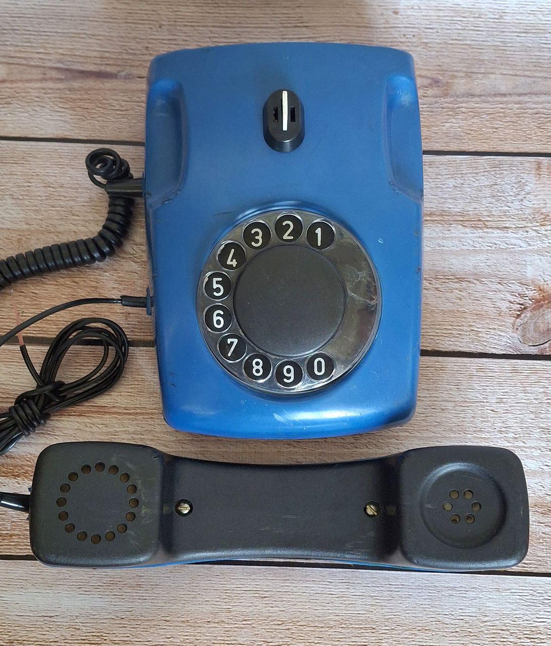 Retro Desk Phone Vintage Telephone Old Office Decor Dial Disc Phone ...