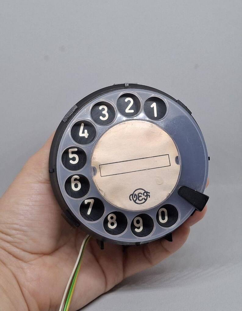 Soviet Vintage Dial Disk for Rotary Telephone, USSR Rotary Dial Pad ...