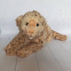 Vintage German STEIFF 102844 Lion Baby Tricolor Button Original Steiff Plush ANIMAL Antique steiff