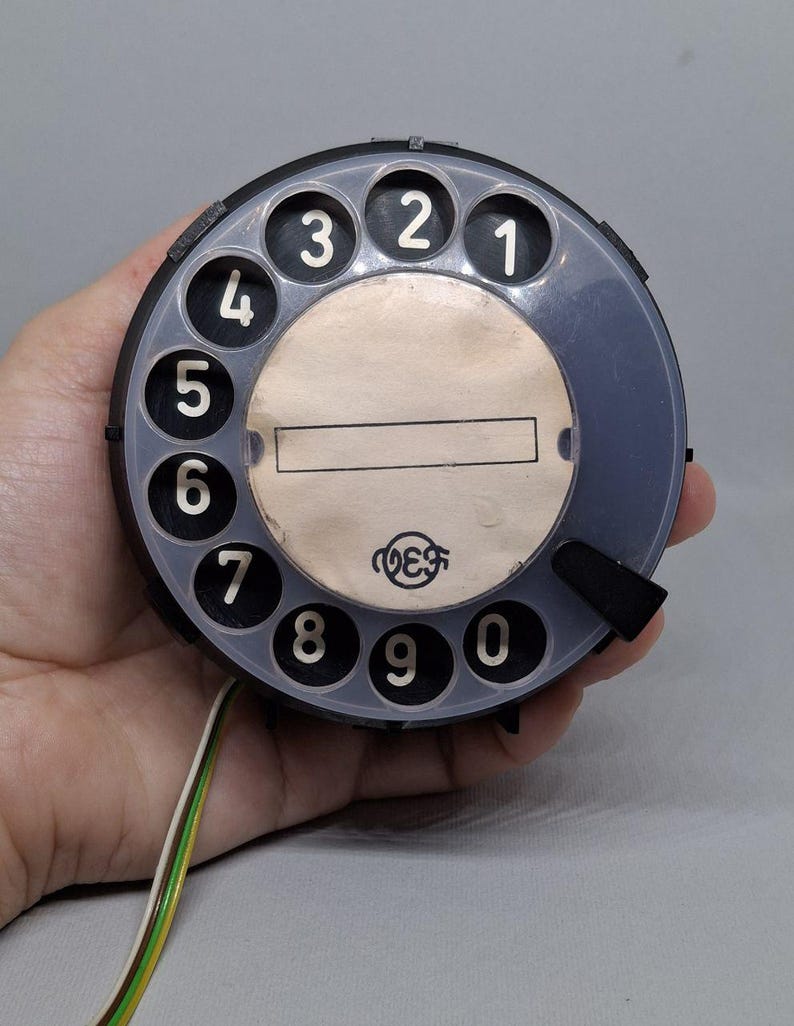 Old Dial Soviet Vintage Dial Disk for Rotary Telephone, USSR Rotary Dial Pad ...