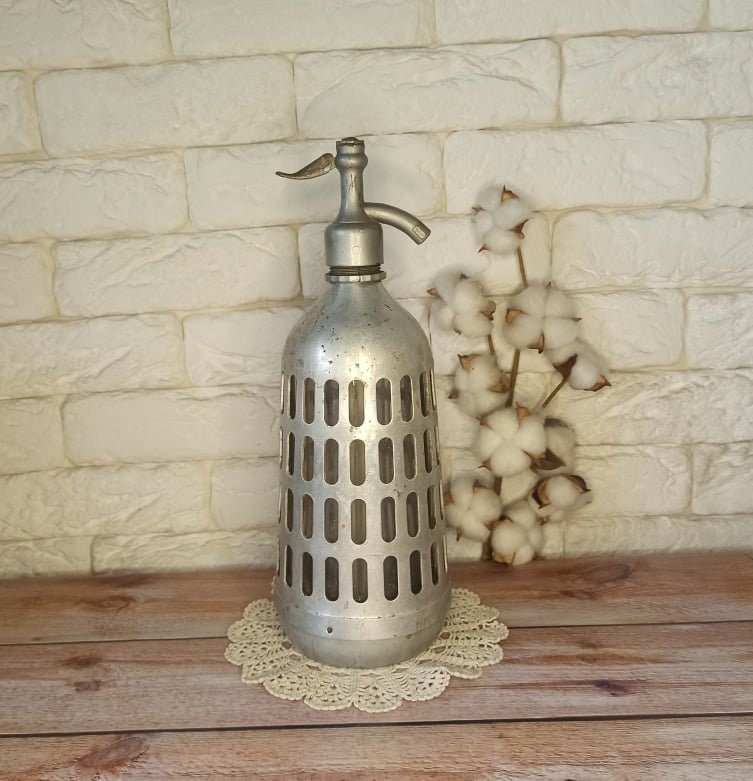 Vintage Soda Water Dispenser Soviet Soda Siphon Seltzer Bottle Soda