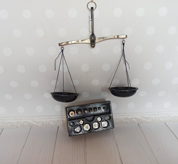 Vintage APOTHECARY WEIGHTS Set Vintage Pharmacy Scales Vintage Home decor Balance Scales Vintage Gadgets USSR