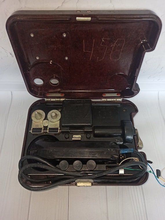 Military Field Telephone TA-57 USSR Vintage Military Antique Phone
