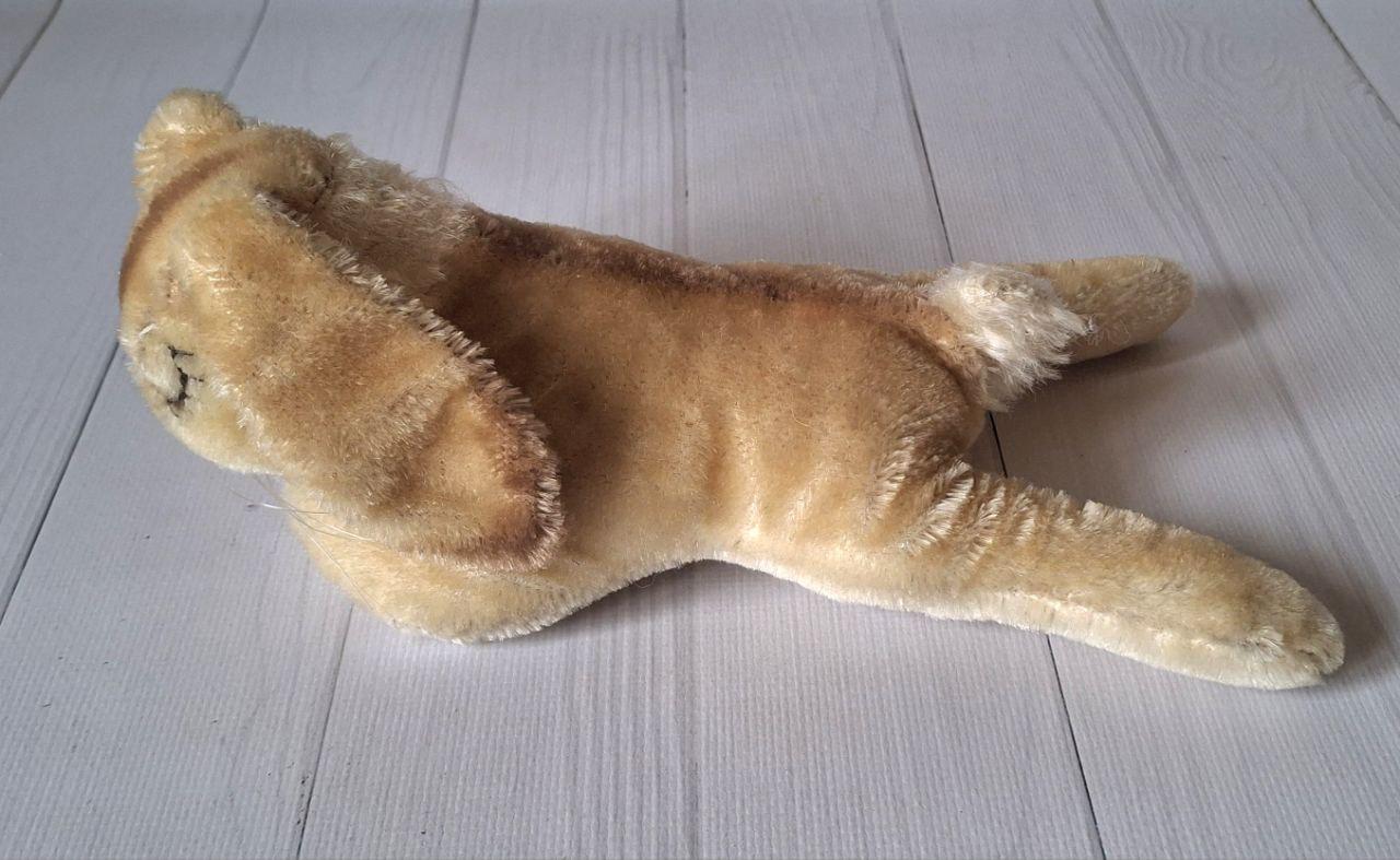 Rare Vintage Steiff SLEEPING Hansi Rabbit 7317 Mohair Floppy