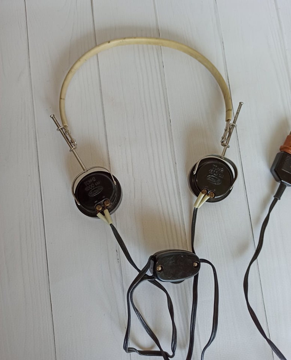 Vintage 60s Antique headphones TON2 1600 ohms Vintage Soviet Etsy