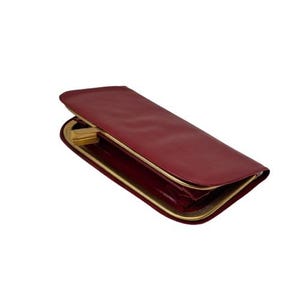 Vintage Women's Red Wallet USSR Retro accessory Photo decor