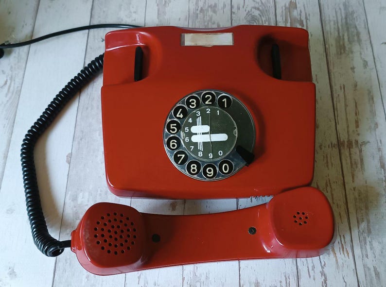 Retro Office Decor Old Phone Vintage Home Decor Vintage Telephone Dial ...