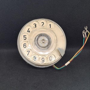 Retro Phone Part,Rotary Mechanism Made in USSR in 1980,s, Dial Disk for Rotary Telephone, USSR Rotary Dial Pad