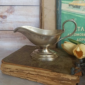Antique sauce bowl Cupronickel Farmhouse Decor Vintage kitchen decor