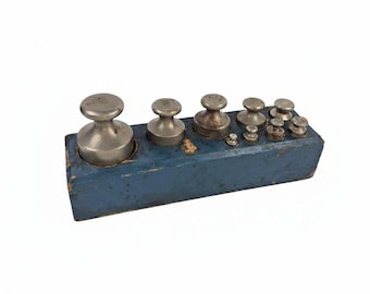 Vintage 1960 APOTHECARY WEIGHTS Set Vintage Pharmacy Scales Vintage Home decor Balance Scales Vintage Gadgets USSR