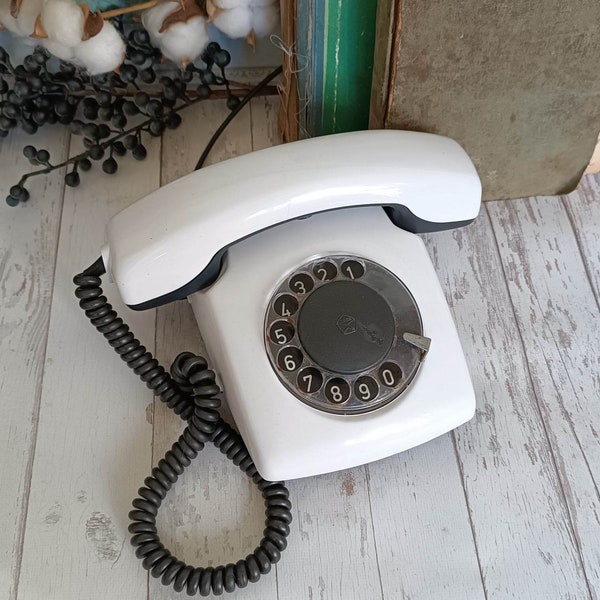 Old Phone Vintage Home Decor Wall Phone Dial Rotary Phone USSR Telephone Antique Telephone Retro Office Decor