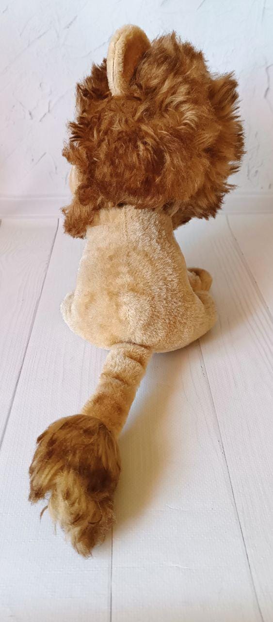 豊富な商品から Mohair Sitting, Lion, Schuco Big Vintage Lion Swivel 60s, ぬいぐるみ