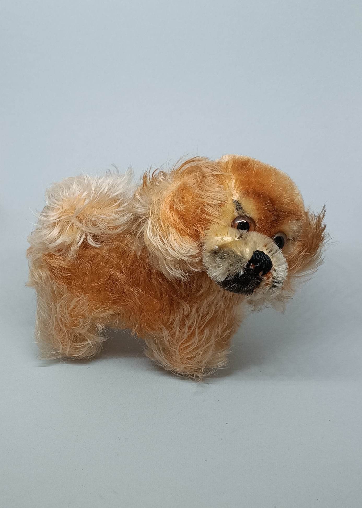 ヴィンテージ シュタイフ ペキー、ペキニーズ犬、オリジナル