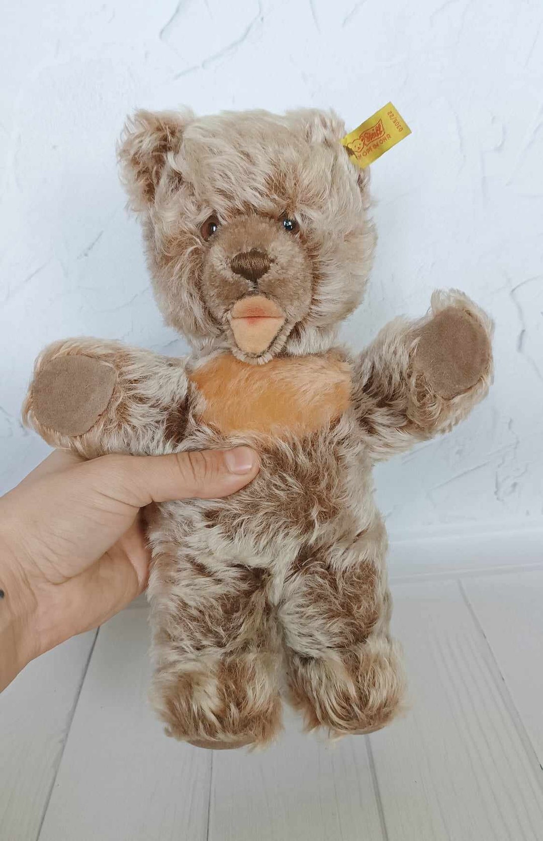 Vintage STEIFF Zotty Curly Bear 0305/22 Antique Steiff 1970 Steiff