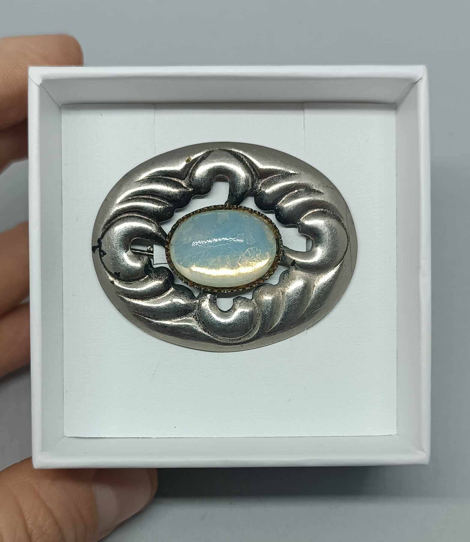 ムーンストーンブローチ - Etsy 日本