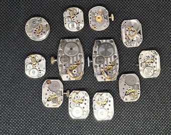 Watch Parts USSR Cases for watches Steampunk Watch Parts Women's watch mechanisms