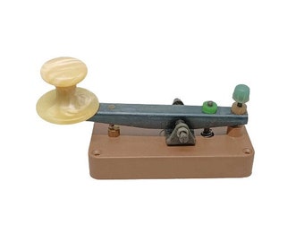 Vintage Military Telegraph Key, Old Morse Code Key,Soviet Morse key,Vintage Telegraph Morse Key,Vintage Home decor