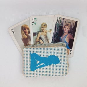 cartes à jouer à collectionner vintage, belles filles, cartes à jouer nues rares, grandes cartes à collectionner