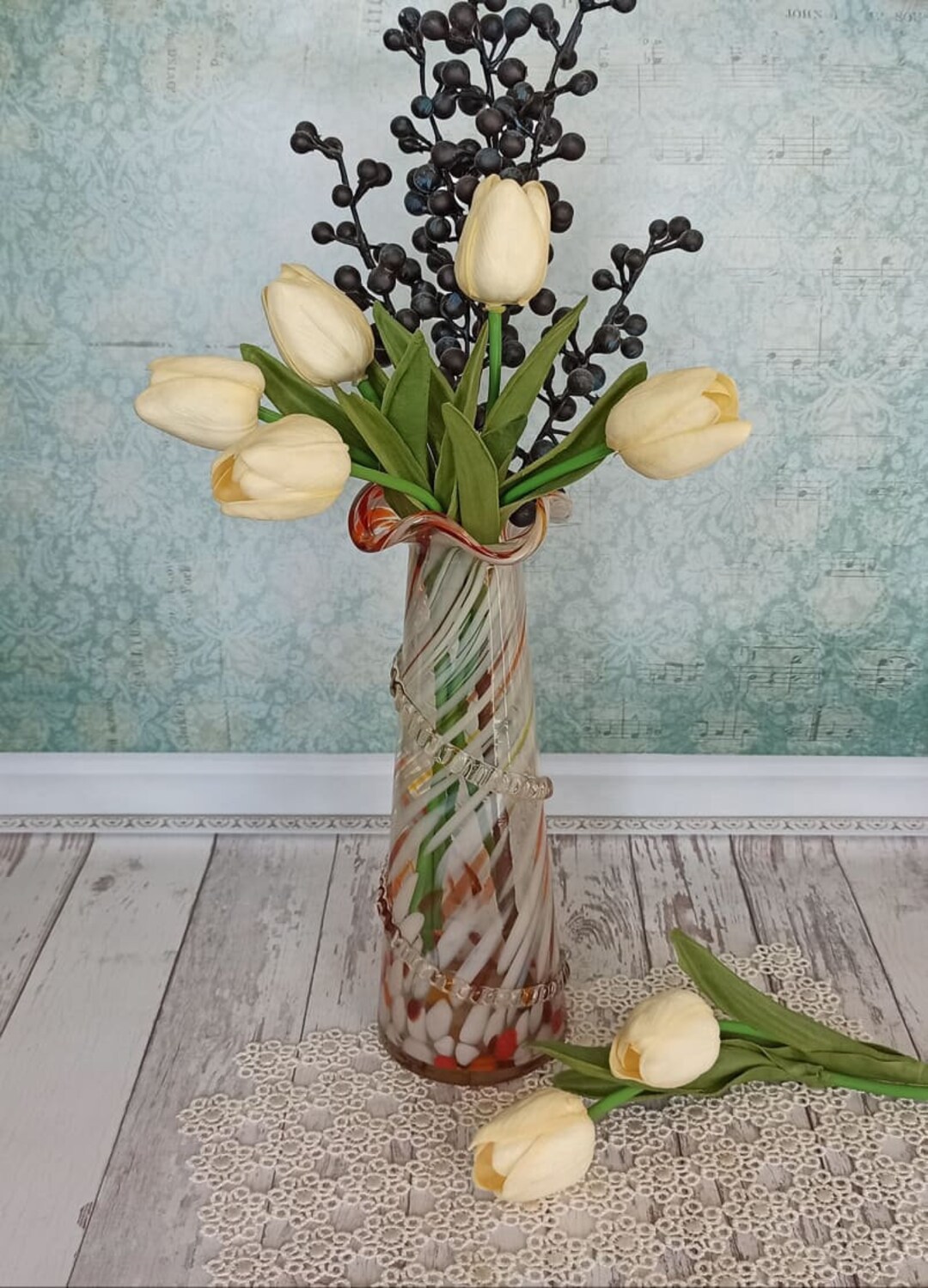 Vintage Flower Vase, Rustic Kitchen Decor,vintage Home Decor,pitcher