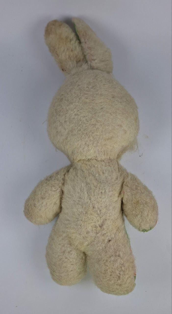 Antique Toy Rabbit Collectible Toy Old Bunny Vintage Toy USSR 70s ...