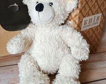 Steiff Lotte Bear 111310 Steiff White Teddy Lotte Bear 28 Cm