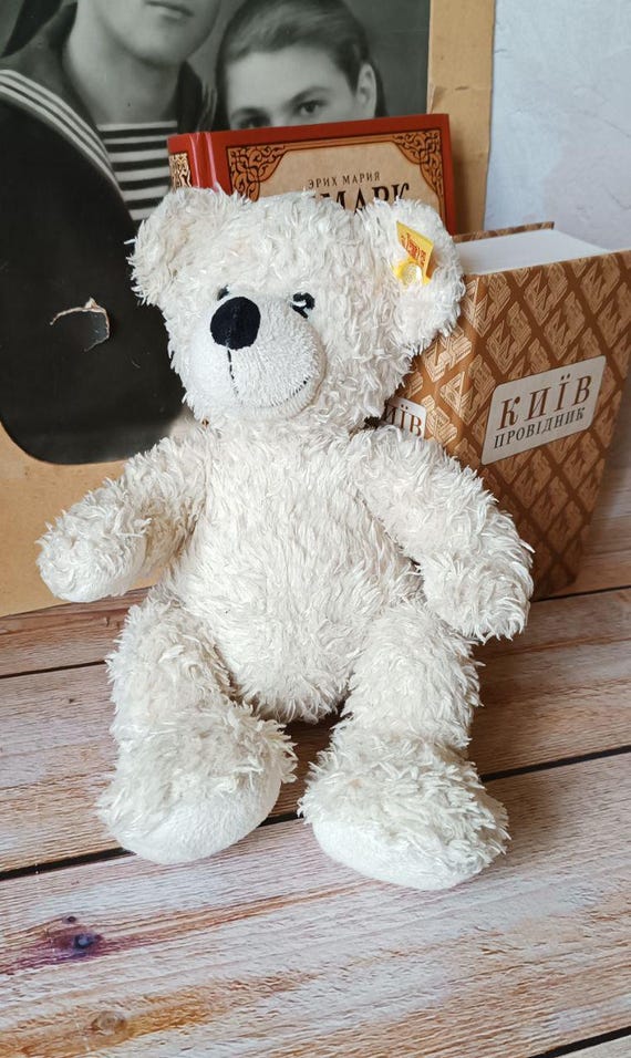 Steiff Exhibition Bear ホワイト値下げ中 Steiff Ophelia Teddy Bear SIGNED 1985 Hans Otto Birgit White