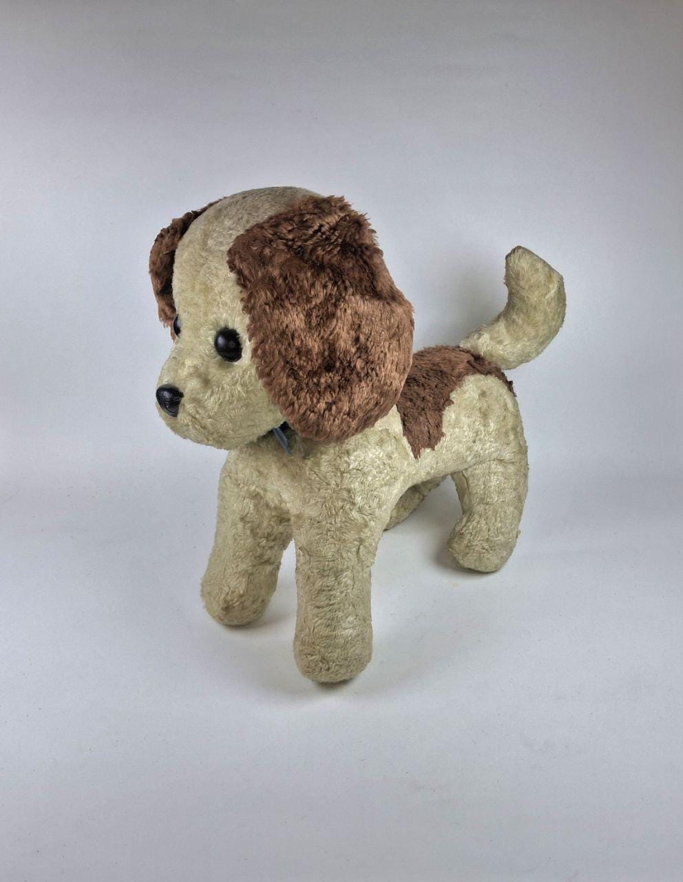 【USA vintage】dog stuffed toy 犬 ぬいぐるみ Antique Soviet Toy Dog USSR Vintage Decor 50s Dog Plush Toy