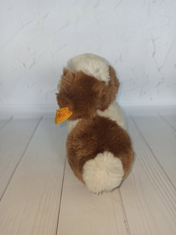 Vintage Steiff Snuffi St Bernard Dog 077340 Vintage Rare