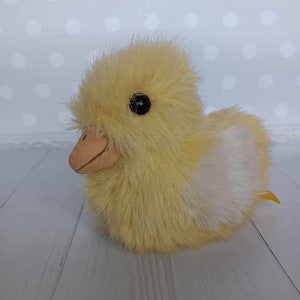 Steiff 073915 Waggi Duck Squeaker Toy Tag Button Steiff Waggi Yellow Duck Vintage Soft Toy Steiff teddy Antique steiff